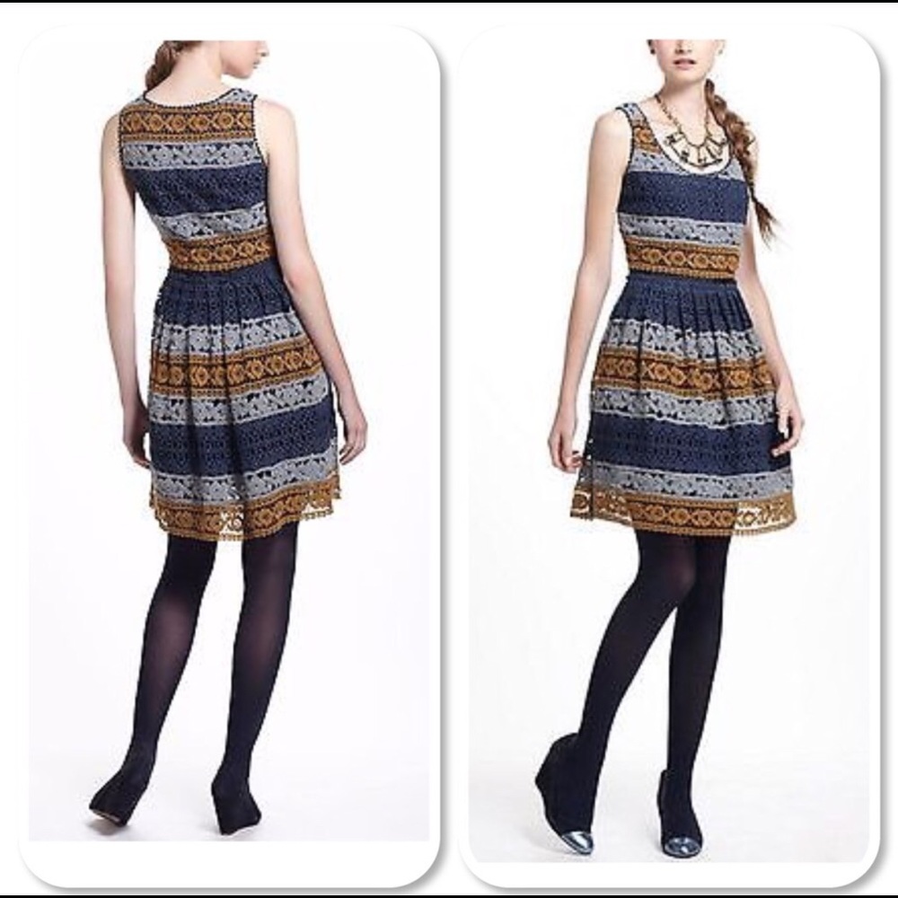 Maeve Anthropologie Crochet Dress